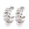Non-Tarnish 304 Stainless Steel Stud Earrings for Women STAS-A057-13P-1