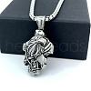 Independence Day American Eagle Head Cross Pendant Necklaces Punk Fashion Men's Hip Hop Jewelry GN6266-3