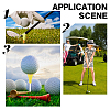 CHGCRAFT 12Pcs Two-tone Plastic Golf Double Tees AJEW-CA0001-62-6