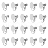 Unicraftale 20Pcs 316 Stainless Steel Clip-on Earring Findings STAS-UN0053-54-1