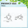 Unicraftale 15Sets Brass Spring Ring Clasps FIND-UN0015-73-3
