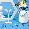 SOFPLATE 1830Pcs 5 Styles ABS Plastic Imitation Pearl Beads MACR-SP0001-03B-4