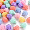 Opaque Acrylic Beads X-TACR-S154-43D-1