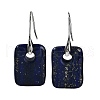 Natural Lapis Lazuli Dangle Earrings EJEW-C119-02P-08-2