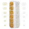 1280Pcs Iron Open Jump Rings IFIN-YW0003-53-1