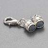 Brass Magnetic Clasps Converter KK-O134-07S-4