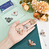 SUNNYCLUE 6Pcs 6 Styles Alloy Rhinestone Cabochons FIND-SC0009-45-3