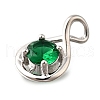 925 Sterling Silver Pave Cubic Zirconia Pendants STER-V001-03P-05-2