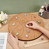 Wall Jewelry Display Cork Tray AJEW-WH0348-466F-3