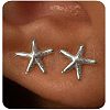 Starfish Zinc Alloy Stud Earrings FS-WG75EDA-02-1
