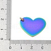 Ion Plating(IP) 304 Stainless Steel Stamping Blank Tag Pendants STAS-I311-26RC-3