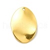 Ion Plating(IP) 201 Stainless Steel Pendants STAS-G296-02G-1