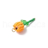 Grade A Round Glass Seed Beads Acrylic Flower Charms PALLOY-MZ00690-4