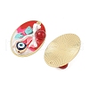 Rack Plating Alloy Enamel Pendants FIND-Z062-02G-2