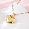 304 Stainless Steel Neacklace NJEW-R028-02G-3
