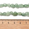Natural Green Aventurine Nuggets Beads Strands G-L154-10-01-5