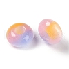 Triple Color Resin European Beads RESI-F055-06E-2