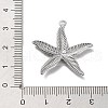 Non-Tarnish 304 Stainless Steel Pendants STAS-M323-32P-3