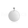Anti-Tarnish 304 Stainless Steel Pendants STAS-I311-05A-P-1