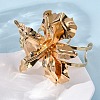 Alloy & Iron Cuff Bangles for Women BJEW-F501-01C-KCG-3