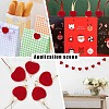 SUNNYCLUE 10Pcs Wool Felt Cabochons AJEW-SC0001-48-5