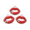Alloy Enamel Pendants FIND-U033-01P-1
