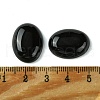 Natural Black Agate Cabochons G-L601-03F-02-3