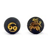 Frosted Natural Black Onyx(Dyed & Heated) Beads PW-WGDC30B-04-1