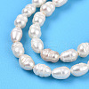Natural Cultured Freshwater Pearl Beads Strands PEAR-N012-03O-4
