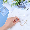 Gorgecraft Zinc Alloy Hanging Chain Brooches FIND-GF0006-87A-3