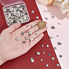 Unicraftale 110Pcs 10 Styles Tibetan Style Alloy Beads FIND-UN0015-82-5