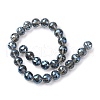Transparent Electroplate Glass Beads Strands EGLA-N002-34E-F04-4