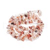 Natural Hematoid Quartz/Ferruginous Quartz Beads Strands F090-2