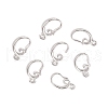 Brass Earring Hooks KK-F828-02P-3