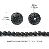 Natural Lava Rock Beads Strands G-YW0002-07-4