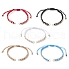Polyester Braided Bead Bracelet Making AJEW-JB01250-1