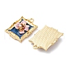 Alloy Enamel Pendants FIND-M060-09B-G-2