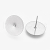 Tarnish Resistant 304 Stainless Steel Stud Earring Findings STAS-P208-02P-06-2