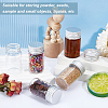 BENECREAT 20Pcs Glass Bead Containers CON-BC0007-31A-5