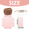 Jewelry Display Kraft Paper Price Tags and Jute Twine CDIS-TA0001-06D-20