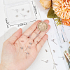 Beebeecraft 12Pcs Diamond Shape Brass Micro Clear Cubic Zirconia Stud Earring Findings KK-BBC0012-75-3