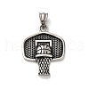 304 Stainless Steel Pendants STAS-Z126-07AS-1