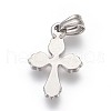 Tarnish Resistant 304 Stainless Steel Pendants STAS-E449-56P-2