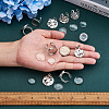 9Pcs 3 Sizes 304 Stainless Steel Cuff Pad Ring Settings DIY-PJ0001-09P-5