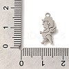 201 Stainless Steel Pendants STAS-R136-08P-3