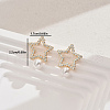Stainless Steel Dangle Stud Earrings BY9223-5-3