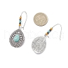 Alloy Teardrop Dangle Earrings EJEW-JE06443-4