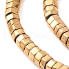 Electroplated Synthetic Non-magnetic Hematite Beads Strands G-H027-F01-01-4