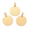 Ion Plating(IP) 304 Stainless Steel Pendants STAS-I311-05A-G-3