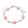 Summer Beach Turtle Anklets AJEW-AN00675-2